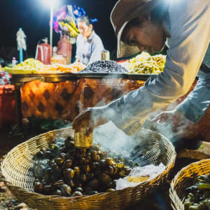 Vespa Tour durch Angkor in Siem Reap: Food Market