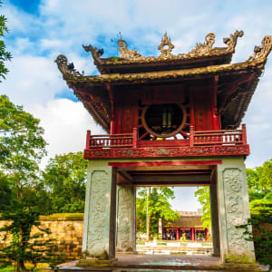 Hanoi auf eigene Faust - halber Tag: Hanoi: Gate at the Temple of Literature