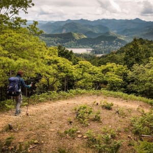 Kumano Kodo: Japans heiliger Pilgerpfad ab Kyoto: Hiker on the Kumano Kodo Trail