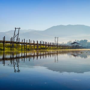 Myanmar aktiv erleben ab Yangon: Inle Lake Maing Thauk Wooden Bridge