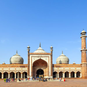 Zu Fuss durch Alt-Delhi: Jama Masjid Delhi
