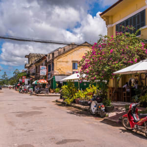 Pfeffriges Kampot ab Phnom Penh: Kampot local street