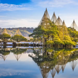 Contrastes du Japon de Tokyo: Kenrokuen Garden in Kanazawa