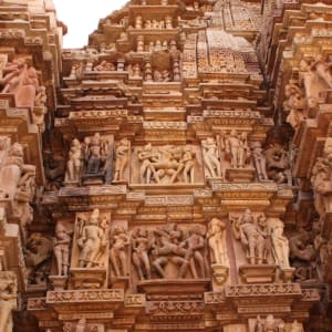 L'Inde pour les fins connaisseurs de Delhi: Khajuraho: temple with erotic scenes