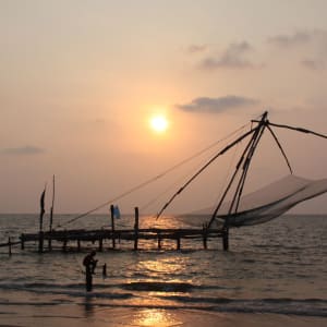 Stadttour Kochi: Kochi chinese fishing nets 008 reca