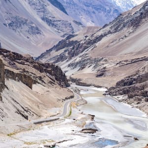 Les montagnes spectaculaires de Ladakh de Leh: Ladakh: Nubra Valley