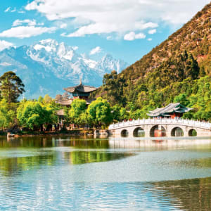 Les hauts lieux du Yunnan de Kunming: Lijiang: Black Dragon Pool 