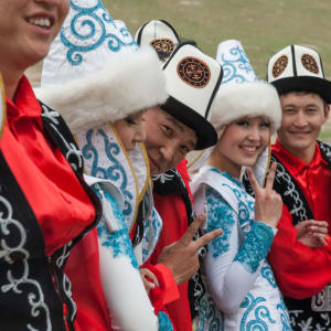 Auf den Spuren Marco Polos entlang der Seidenstrasse ab Peking: Locals having a good time