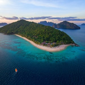 El Nido Resorts Pangulasian Island à Palawan:  Aerial View