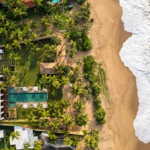 Kayaam House in Tangalle:  aerial view