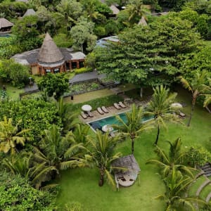 WakaGangga à Sud de Bali:  Aerial view