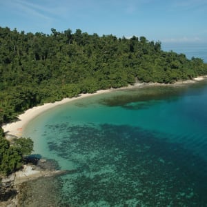 Gaya Island Resort à Kota Kinabalu:  Aerial View