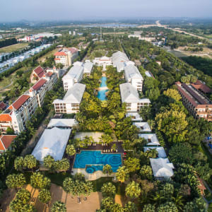 Ravindra Beach Resort & Spa in Pattaya:  Arial View