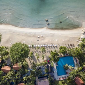 New Star Beach Resort à Ko Samui:  Bird eye view