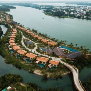 Namia River Retreat in Hoi An:  Namia River Retreat from above
