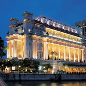 The Fullerton in Singapur:  The Fullerton by night