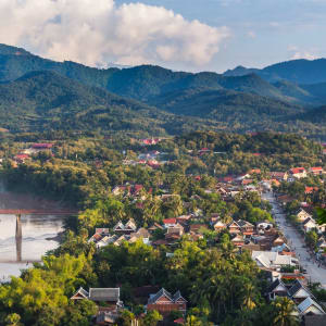 Découverte active de Luang Prabang: Luang Prabang from Viewpoint