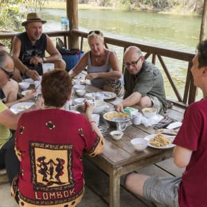 Au royaume des éléphants de Luang Prabang: Lunch at the nursery