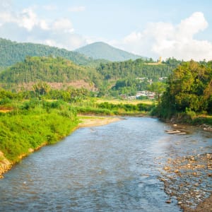 Circuit en voiture de location Mae Hong Son de Chiang Mai: Mae Sariang: river