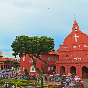 Les hauts lieux de la Malaisie de Kuala Lumpur: Malacca: Christ Church & Dutch Square