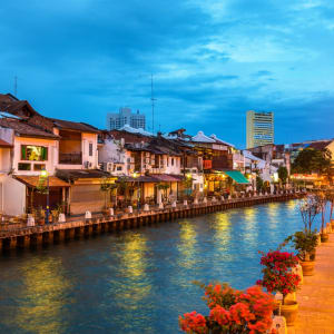 Malaysias Perlen des Südens ab Kuala Lumpur: Malacca: The old town and the river