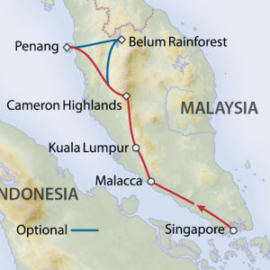 Höhepunkte Malaysias ab Kuala Lumpur: Malaysia | Hoehepunkte Malaysias