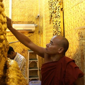 Myanmars Legenden und Impressionen ab Yangon: Mandalay Mahamuni Pagoda