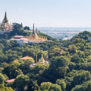 La fascination du Myanmar – un pays en mutation de Yangon: Mandalay Sagaing Hill