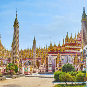 La fascination du Myanmar – un pays en mutation de Yangon: Monywa hanboddhay Pagoda