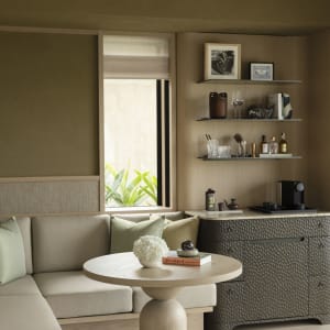 Rosewood Miyakojima: Oceanview Villa | Indoor livingroom