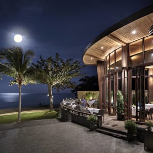 Khanom Beach Resort & Spa:  Bella Luna Restaurant at fullmoon