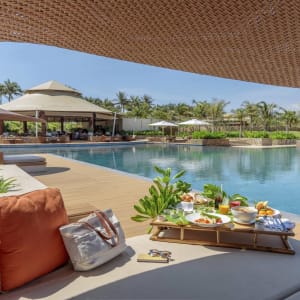 Fusion Resort Cam Ranh in Nha Trang:  breakfast everywhere