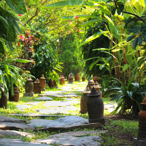 Villa Maydou in Luang Prabang:  Garden-trail