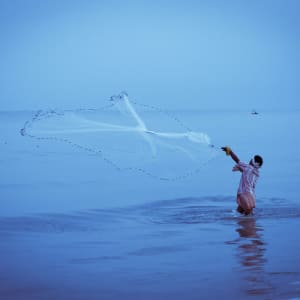 Xandari Pearl Beach Resort à Mararikulam:  Local fishing
