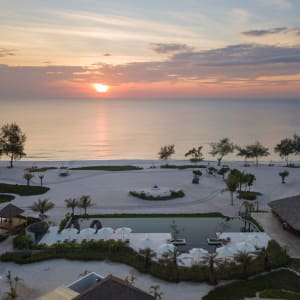 The Royal Sands Koh Rong:  Pool Sunset