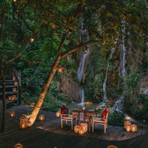 Avana Retreat in Mai Chau:  Romantic Dinner