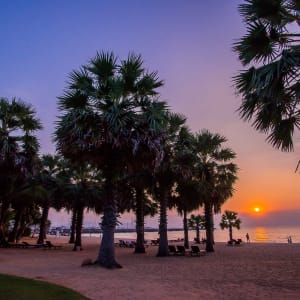 Ravindra Beach Resort & Spa in Pattaya:  Sunset