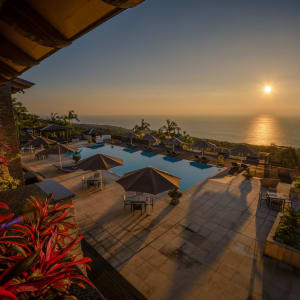 Sankara Hotel & Spa in Yakushima:  Sunset view from hotel