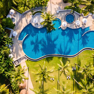 OUTRIGGER Khao Lak Beach Resort:  Areal View Pool