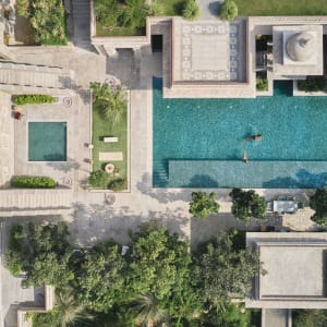 Six Senses Fort Barwara à Jaipur:  Areal view Rani Bagh