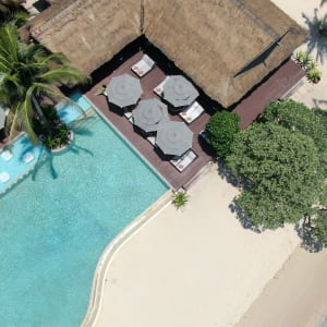 Cauayan Island Resort in Palawan:  Infinity-Pool