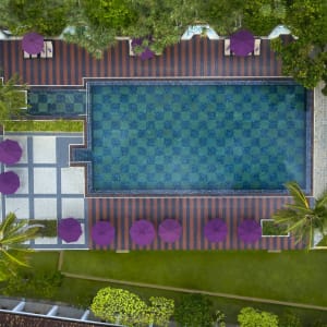 Thaala Bentota Resort:  Lobby Pool from above