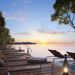 Amari Phuket:  Ocean Suites Wing Pool Lounge Area