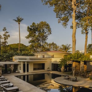 Amansara à Siem Reap:  overview pool area