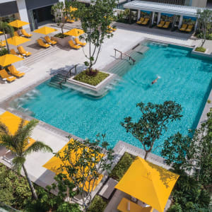 Shangri-La Colombo:  Pool Aerial