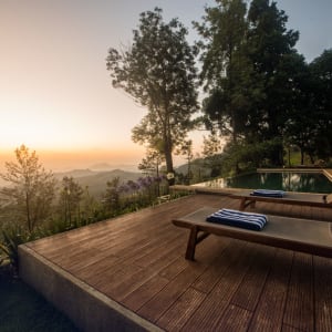 Goatfell in Nuwara Eliya:  Pool and view