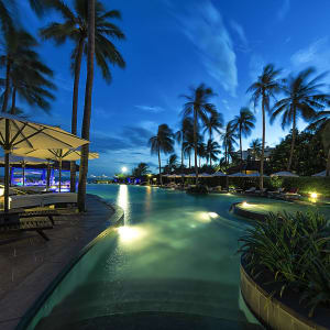 Anantara Mui Ne Resort in Phan Thiet:  Pool at night