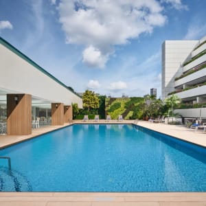 Concorde Hotel Singapore in Singapur:  Pooldeck