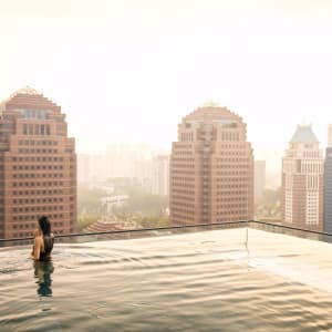 COMO Metropolitan Singapore à Singapour:  Rooftop Pool Sunset
