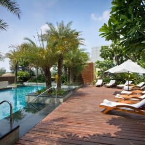 Hyatt Centric MG Road Bangalore à Bengaluru:  Sunbath Deck